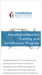 Mobile Screenshot of installationmasters.com
